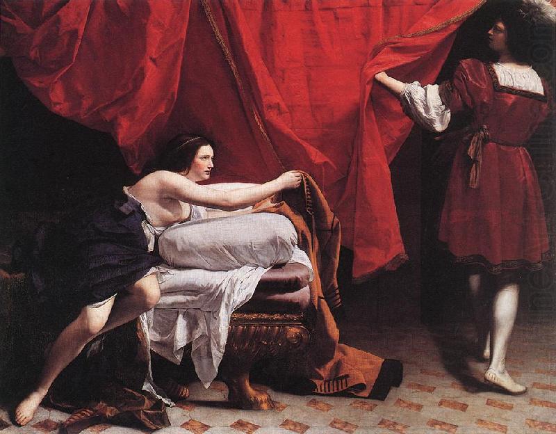 GENTILESCHI, Orazio Joseph and Potiphar's Wife china oil painting image